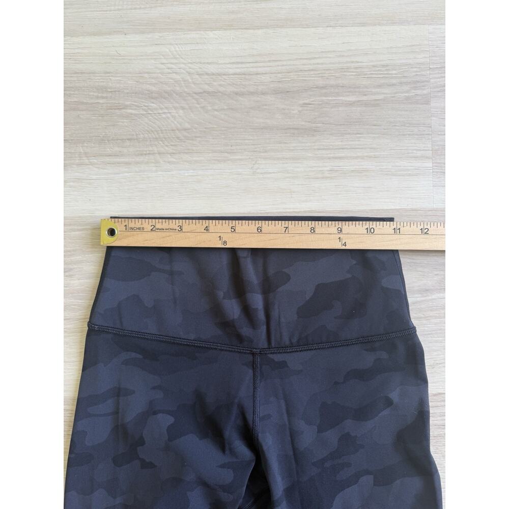 Lululemon Wunder Under High Rise Tight 28” Camo Deep Coal Multi Women’s Size 4 - Picture 5 of 7